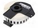 Etikett  12mm  30,48m  weiss  Zeichenfarbe  schwarz  selbstklebend