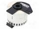 Etikett  62mm  30,48m  weiss  Zeichenfarbe  schwarz  selbstklebend