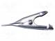 Krokodilklemme  5A  Ber.Halt  max.5,6mm  L. ges  28mm  vernickelt