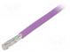 Leitungen  Automatik  1x2x0,64mm2  Draht  Cu  PVC  violett  250V