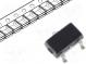 Diode  Zener  0,25W  10V  SMD  Rolle, Band  SOT23  200mA