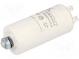 Kondensator  für Motoren, Betrieb  2uF  470VAC  Ø25x56,5mm  ±5%