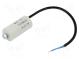Kondensator  für Motoren, Betrieb  12uF  470VAC  Ø35x71,5mm  ±5%