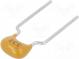 Kondensator  Keramik  MLCC,monolithisch  3,3nF  100V  C0G  ±5%  THT