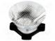 Linse für LED  rund  milchfarben  8/55°  H  21,1mm  Ø  21,6mm