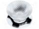 Linse für LED  rund  milchfarben  30÷34°  H  11,7mm  Ø  21,6mm