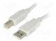 Kabel  USB 2.0  USB A-Stecker, USB B-Stecker  5m  grau  Ader  Cu