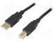 Kabel  USB 2.0  USB A-Stecker, USB B-Stecker  vergoldet  5m