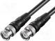 Kabel  50Ω  10m  BNC-Stecker,beiderseitig  schwarz