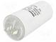 Kondensator  für Motoren, Betrieb  60uF  450V  Ø50x106mm  ±5%