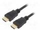 Cable  HDMI 2.0  HDMI plug,both sides  PVC  1.8m  black  30AWG