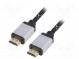 Кабель  HDMI 2.0  вилка HDMI,с обеих сторон  полиамид  1,5м