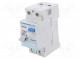 RCD-Schalter  lNenn  63A  IDiff  30mA  Stoßstrom  250A  Pole  1+N