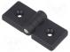 Scharnier  B  84mm  Technopolymer PA  schwarz  H  36mm  für Profile