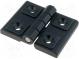 Scharnier  L  75mm  B  60mm  Technopolymer PA  schwarz