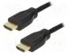 Cable  HDMI 1.4  HDMI plug,both sides  3m  black