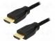 Cable  HDMI 1.4  HDMI plug,both sides  0.2m  black