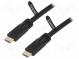 Cable  HDMI 1.4  HDMI plug,both sides  25m  black