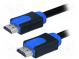 Cable  HDMI 1.4  HDMI plug,both sides  2m  black,blue