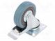Transportrad  Ø  75mm  W  21mm  H  100mm  Drehrad mit Sperre  45kg