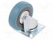 Transportrad  Ø  75mm  W  21mm  H  100mm  Drehrad,mit Montageplatte