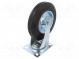 Transportrad  Ø  200mm  W  27mm  H  237mm  Drehrad  230kg  Gummi  CSG