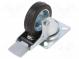 Transportrad  Ø  80mm  W  25mm  H  105mm  Drehrad mit Sperre  50kg