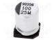 Kondensator  elektrolytisch  low ESR  SMD  100uF  25VDC  ±20%