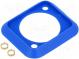 Dichtungen für Buchsen  blau  Geh  XLR-Standard  19x24mm