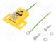 Erdungsstecker  Schraube M5 mit Mutter, an der Wand montiert