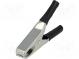 Krokodilklemme  15A  Ber.Halt  max.19mm  L. ges  65mm  schwarz