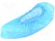 Einweg Schuhschoner  hellblau  Mat  Polyethylen  ESD  Thk  0,03mm