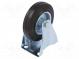 Transportrad  Ø  125mm  W  25mm  H  152mm  steif,mit Montageplatte