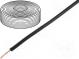 Leitungen  Line  Cu  1x0,75mm2  PVC  schwarz  250V  -20÷80°C  25m