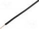 Leitungen  Line  Cu  1x0,75mm2  PVC  schwarz  250V  -20÷80°C