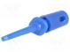 Messgreifer  Haken  0,3A  60VDC  blau  Ber.Halt  max.1,1mm