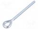 Haken  Ring-  Stahl  Zink  L. Gewinde  132mm  L. ges  180mm