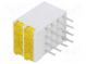 LED  im Gehäuse  gelb  1,8mm  Anz.Dioden 8  10mA  38°  2,1V  13mcd