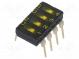 Schalter  DIP-SWITCH  OFF-ON  0,025A/24VDC  Pos  2  -40÷85°C  DBS