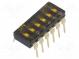 Schalter  DIP-SWITCH  OFF-ON  0,025A/24VDC  Pos  2  -40÷85°C  DBS