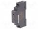 MEAN WELL DDR-15L-15 Netzteil  DC/DC  15W  15VDC  1A  18÷75VDC  Montage  DIN  68g  OUT  1