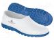 Schuhe  Größe  44  weiß-blau  Mat  PVC  Witterung,Rutschen