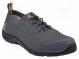Halbschuhe  Größe  35  grau-orange  Mat  Baumwolle,Polyester