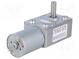 Motor  DC  mit Schneckengetriebe  3÷9VDC  1A  Achse  D Schnitt