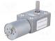 Motor  DC  mit Schneckengetriebe  6÷15VDC  1A  Achse  D Schnitt