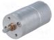 Motor  DC  mit Übersetzer  2÷7,5VDC  600mA  Achse  D Schnitt  4mm