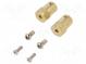 Radbefestigung  Achse  glatt  Anz.Stk  2  Durchm.Welle  4mm  Ø  12mm
