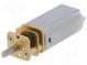 Motor  DC  mit Übersetzer  6VDC  950mA  Achse  D Schnitt  L  10mm