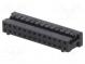 Steckverbinder  Leitung-Platte  DF11  Stecker  weiblich  gerade