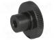 Rändelschraube  Ø  12mm  Innengew  M3  H  7,5mm  Stahl  DIN  466